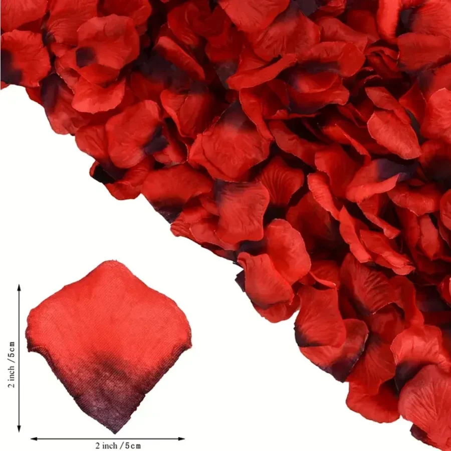 100-10000Pcs Top Colorful Artificial Fake Rose Petals Red White Gold Roses Petal Flowers Romantic Wedding Party Valentine Decor - Image 2