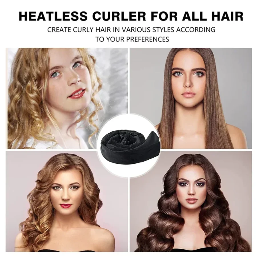 Heatless Curling Rod Headband No Heat Hair Curler Lazy Hair Rollers Soft Hair Curlers Sleeping Curls Curling Hair Styling Tools - Image 4