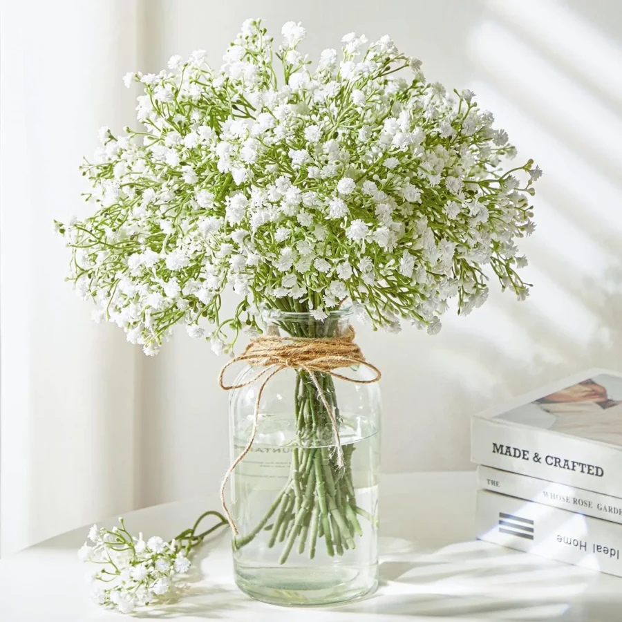 10/15pcs Artificial Flowers Baby Breath Flower Fake Gypsophila for Wedding Party Home Decoration Floral Bouquets DIY Accessories - Image 3