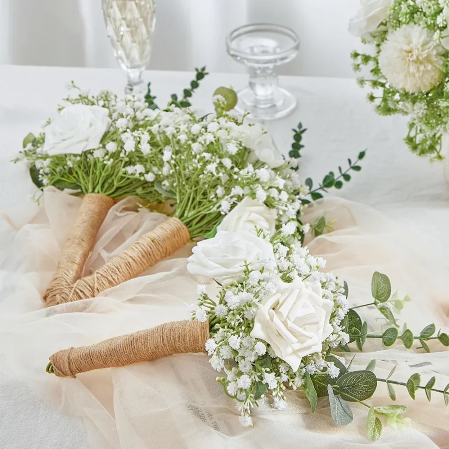 10/15pcs Artificial Flowers Baby Breath Flower Fake Gypsophila for Wedding Party Home Decoration Floral Bouquets DIY Accessories - Image 6