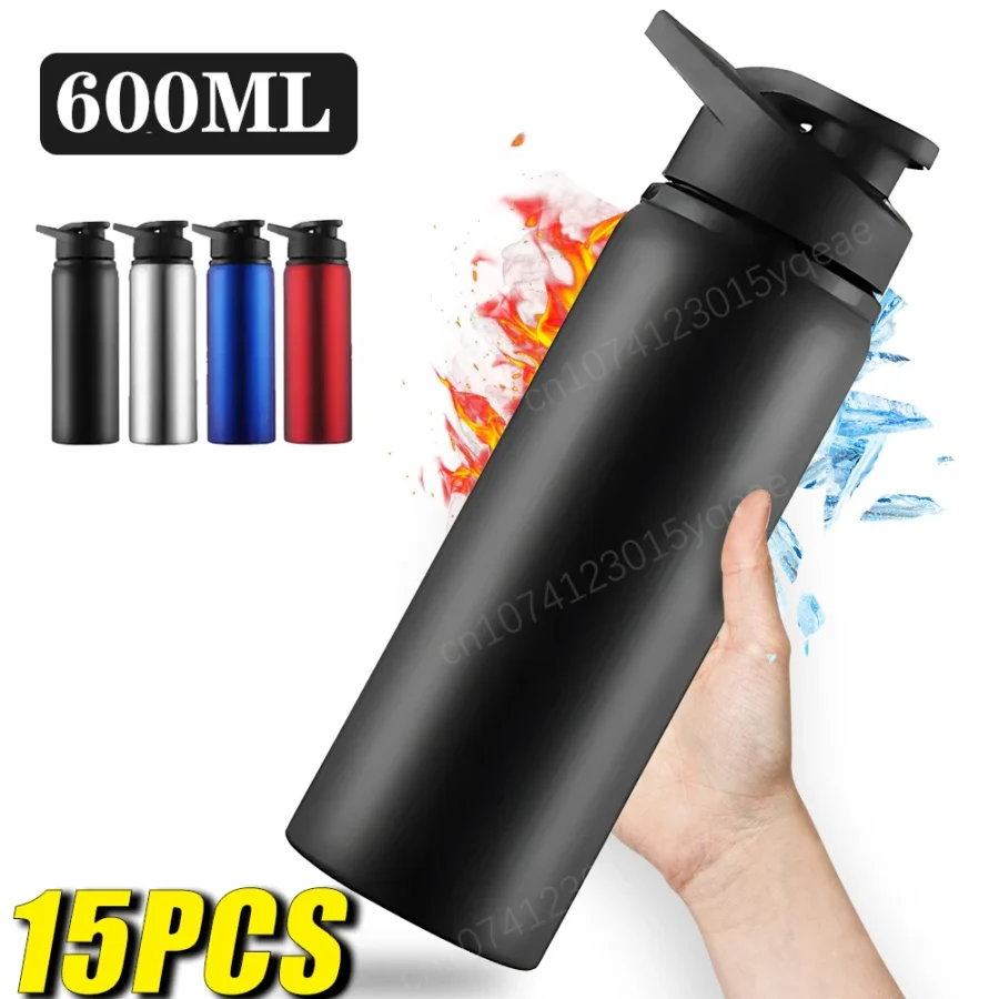 Portable Stainless Steel Water Bottle Bicycle Riding Drinking Water Bottle Outdoor Sport Travel Mug Metal Stainless Steel Bottle