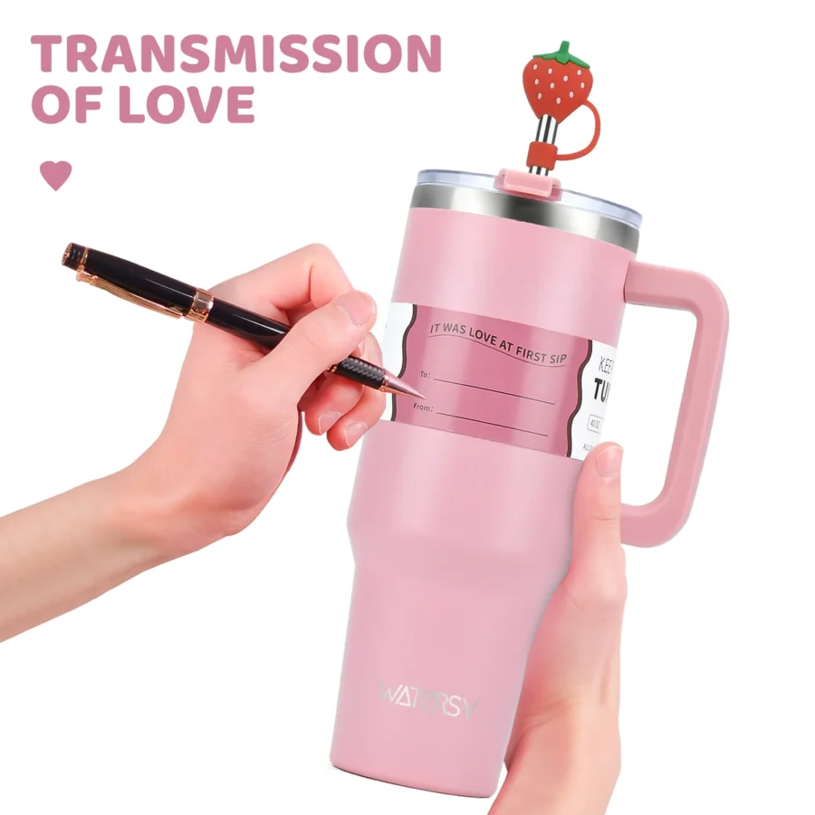 30oz/40OZ Stainless Steel Tumbler Large Capacity Thermal Bottle Double Vacuum Flasks Keep Cold Thermos Cup DIY Gift Mug - Image 2