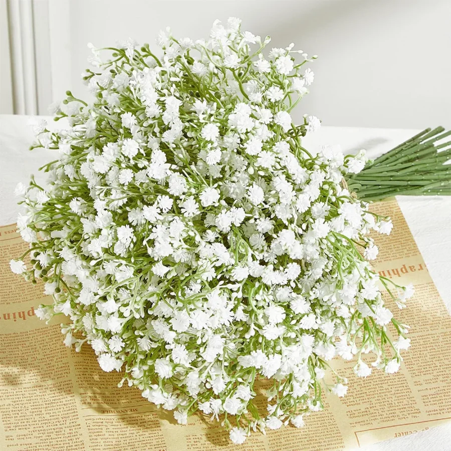 10/15pcs Artificial Flowers Baby Breath Flower Fake Gypsophila for Wedding Party Home Decoration Floral Bouquets DIY Accessories - Image 2