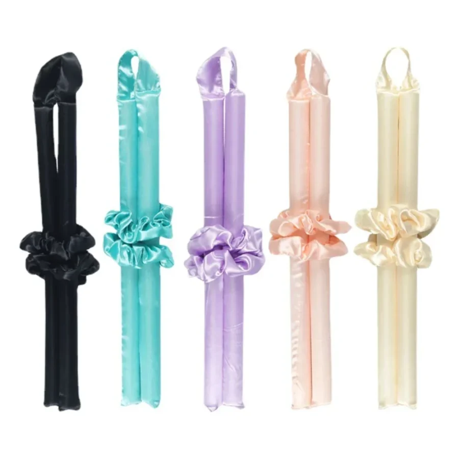 Lazy Heatless Curling Rod Headband No Heat Silk Curls Ribbon Hair Rollers Sleeping Soft Hair Curlers Foam Rod Hair Styling Tools - Image 3